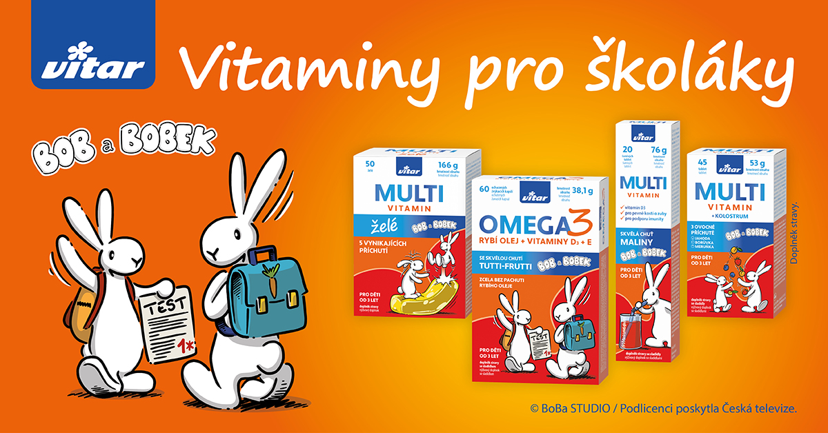 Vitar Kids Bob a Bobek vitaminy